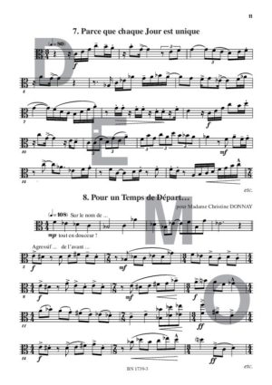 Lectures de formation musicale (volume 10) (Chant 3 clés Ut) - Compositeur ORTMAN Robert - Pour Solfège - Editions musicales Bayard-Nizet