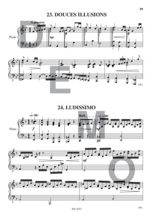 Black & White Touch - Compositeur DEBECQ Christian - Pour Piano seul - Editions musicales Bayard-Nizet