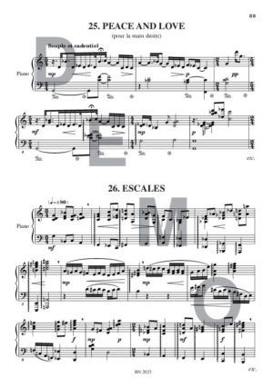 Black & White Touch - Compositeur DEBECQ Christian - Pour Piano seul - Editions musicales Bayard-Nizet