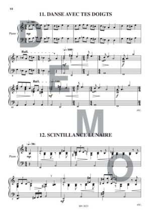 Black & White Touch - Compositeur DEBECQ Christian - Pour Piano seul - Editions musicales Bayard-Nizet