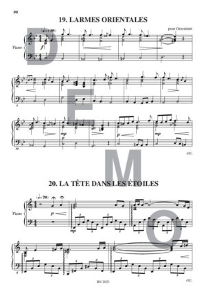 Black & White Touch - Compositeur DEBECQ Christian - Pour Piano seul - Editions musicales Bayard-Nizet