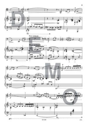 Contraste II - Compositeur LUYPAERTS Guy-Philippe - Pour Violoncelle et Piano - Editions musicales Bayard-Nizet