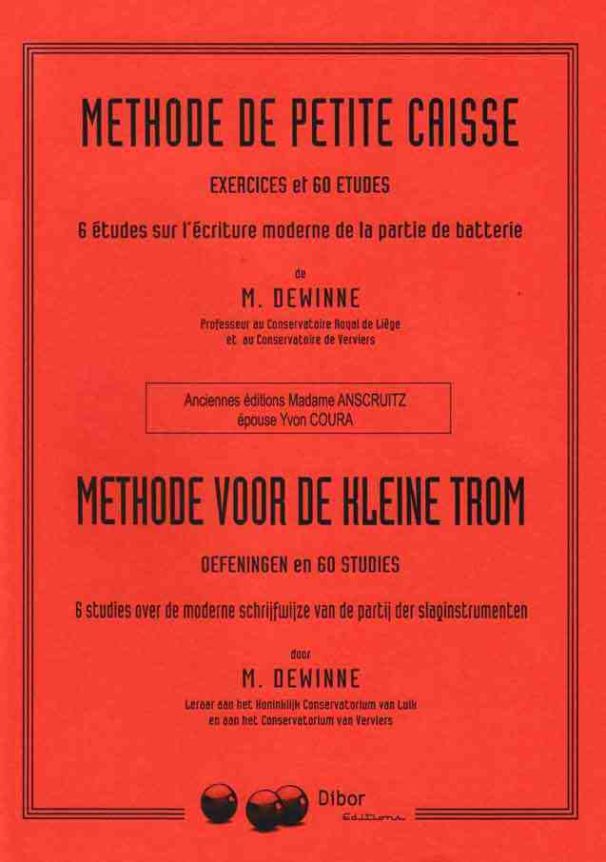 Méthode de Petite Caisse - Compositeur DEWINNE Maurice - Pour Méthode de Petite caisse - Editions musicales Bayard-Nizet