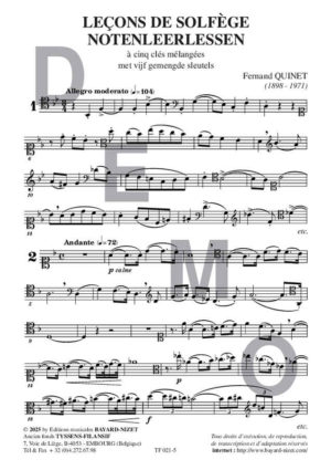 Leçons de solfège à 5 clés mélangées (chant) – Image 2