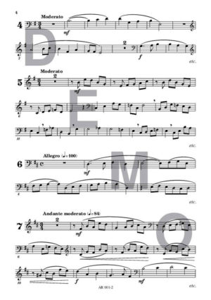 Dix-neuf lectures musicales - niveau moyen  (chant 2 clés) – Image 3