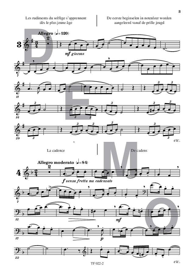 Solfège à 2 clés mélangées (1er volume) (chant) – Image 3